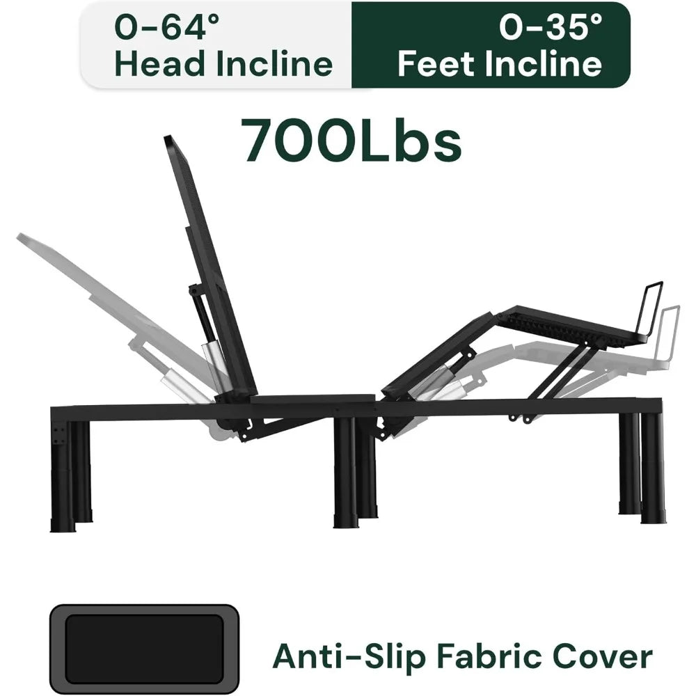 Adjustable Bed Frame with Remote