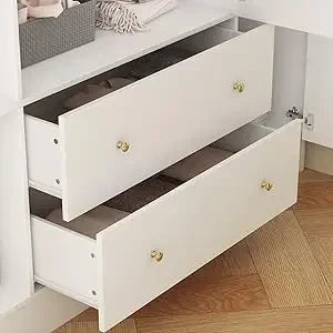 4-Door Wardrobe with Mirror