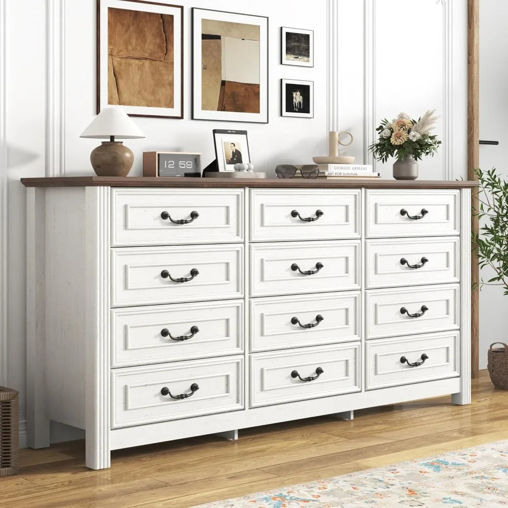 Farmhouse 12 Drawer Dresser