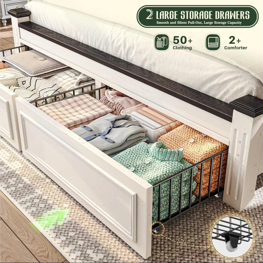 Angduo King Storage Bed