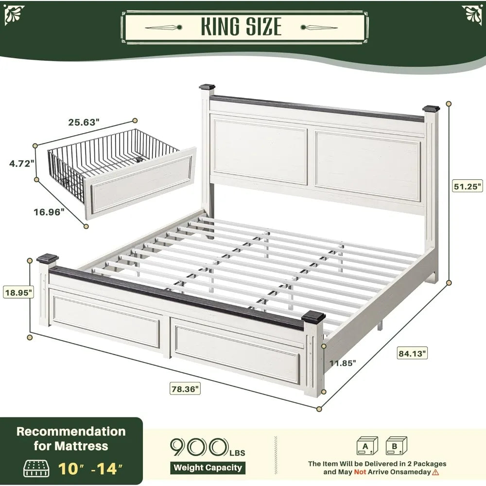 Angduo King Storage Bed