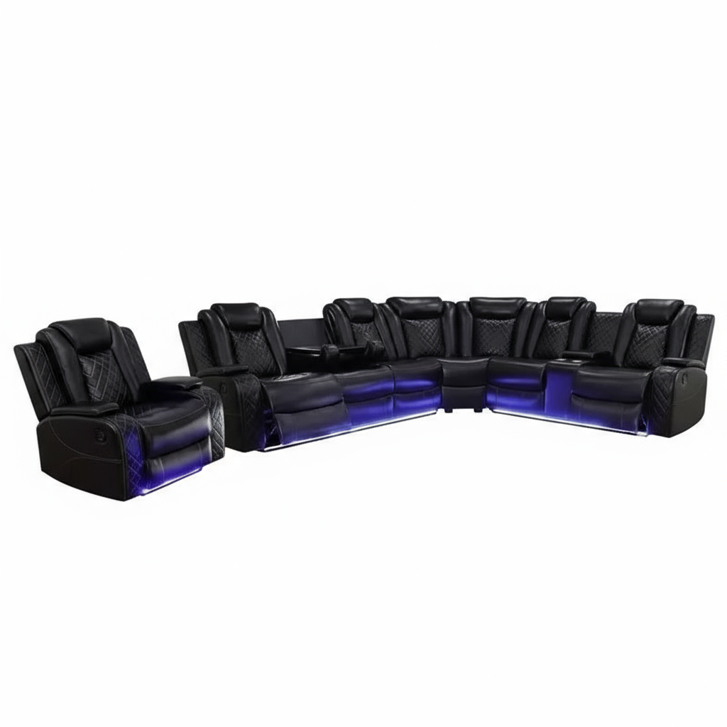 Power Recliner and Sectional Sofa Set
