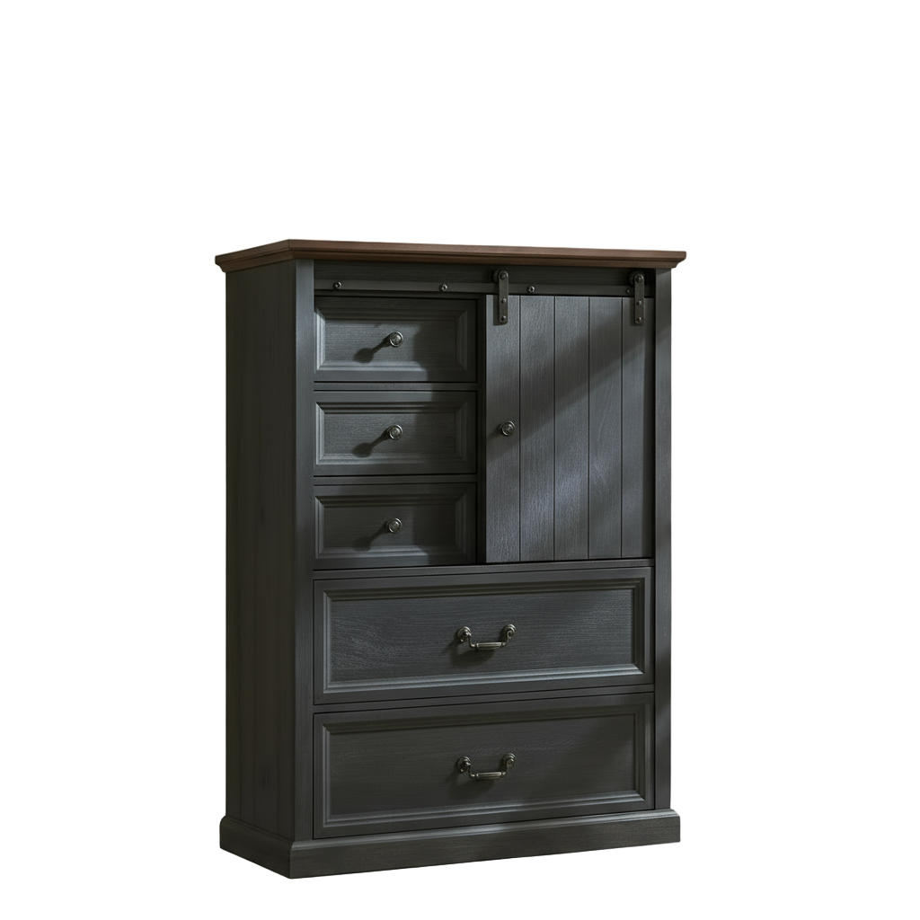 Farmhouse 5 Drawers Dresser