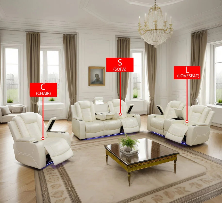 OE HOME 3-Piece Living Room Set