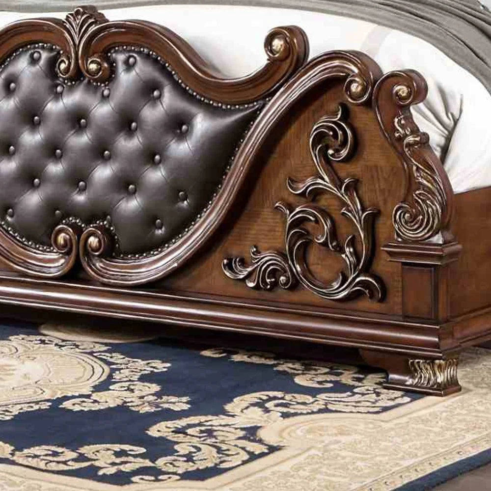 Dongguan Upholstered HB and FB Queen Bed