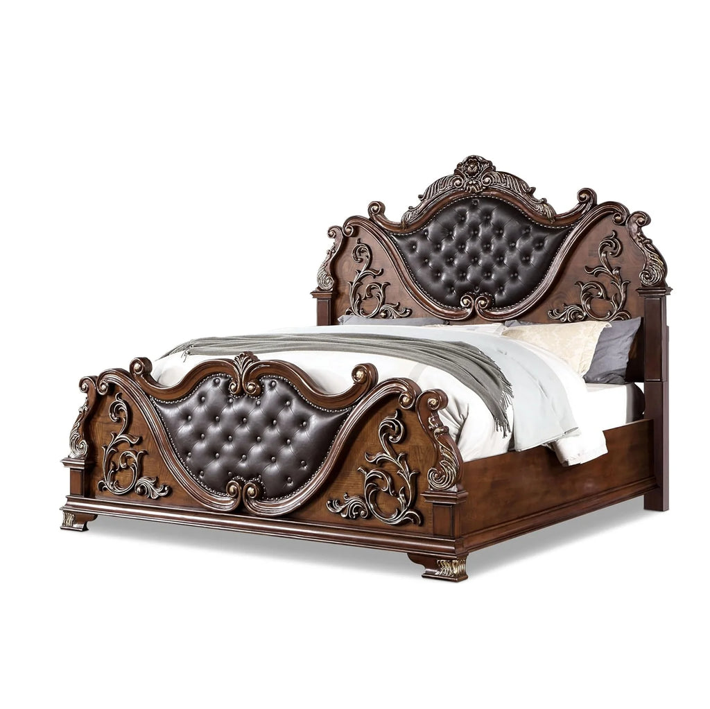 Dongguan Upholstered HB and FB Queen Bed
