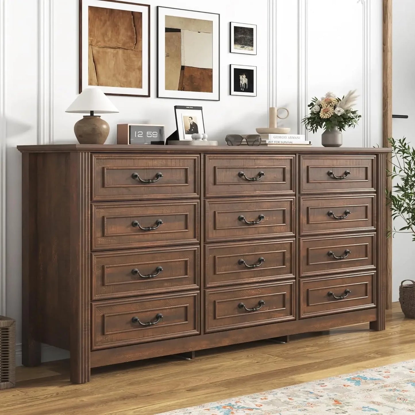 Farmhouse 12 Drawer Dresser