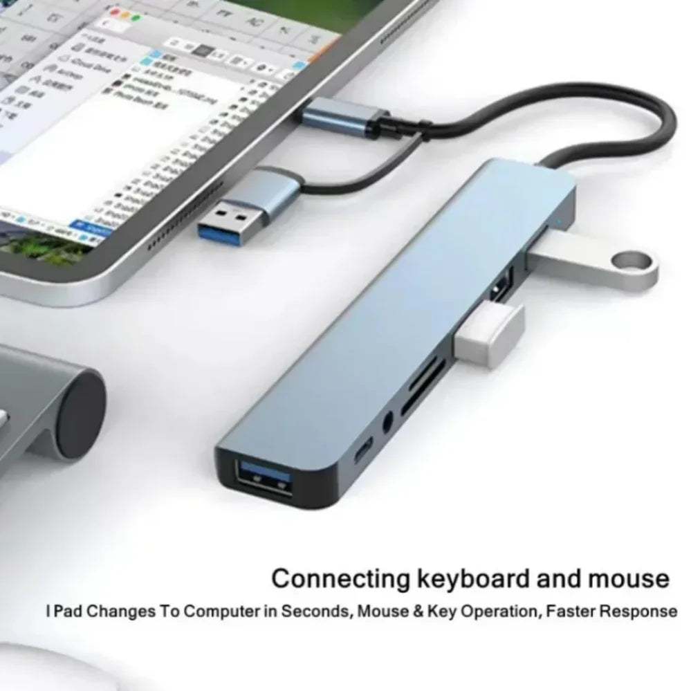 8 in 1 USB C Docking Station