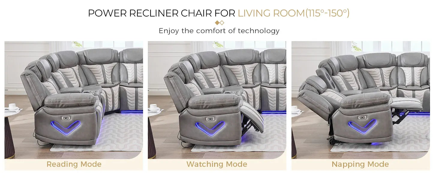 Todrani Power-Reclining Sectional