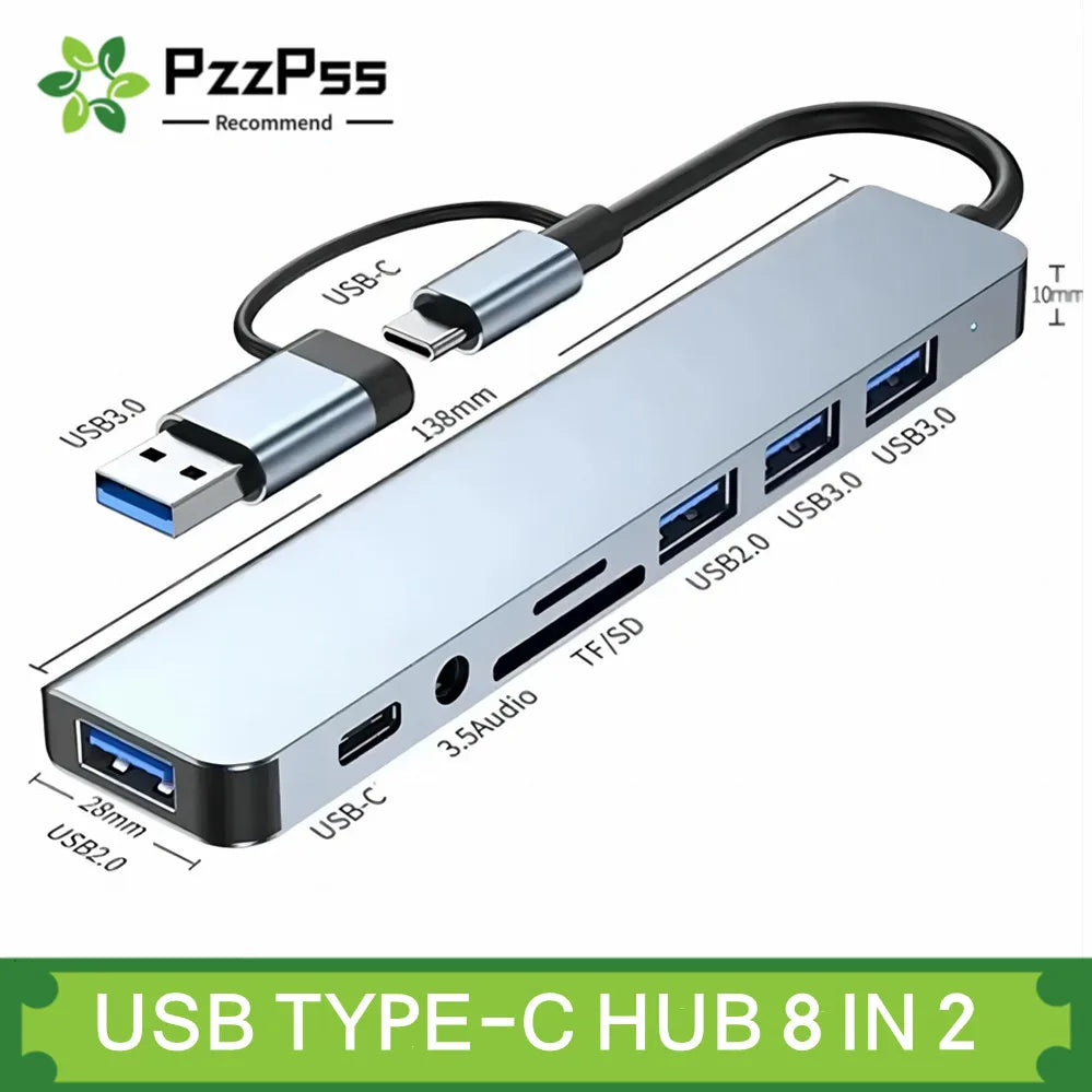 8 in 1 USB C Docking Station