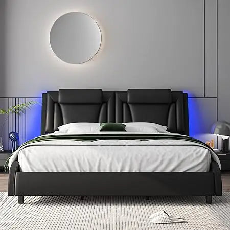 Keyluv Upholstered Platform Bed