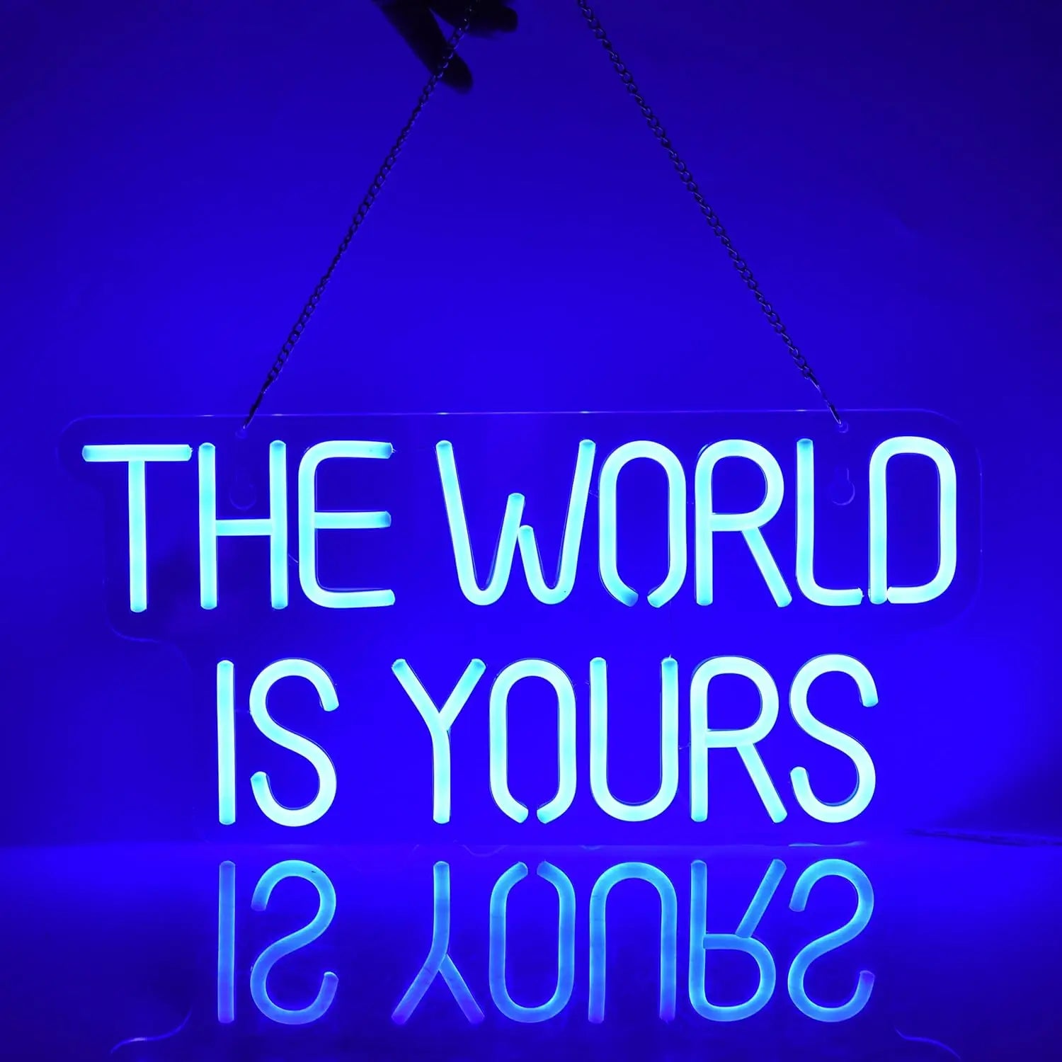 The World Is Yours Neon Sign