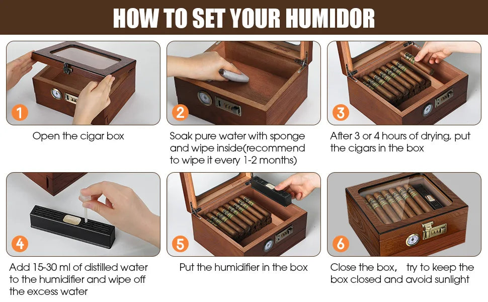 Tesonway Cigar Humidor