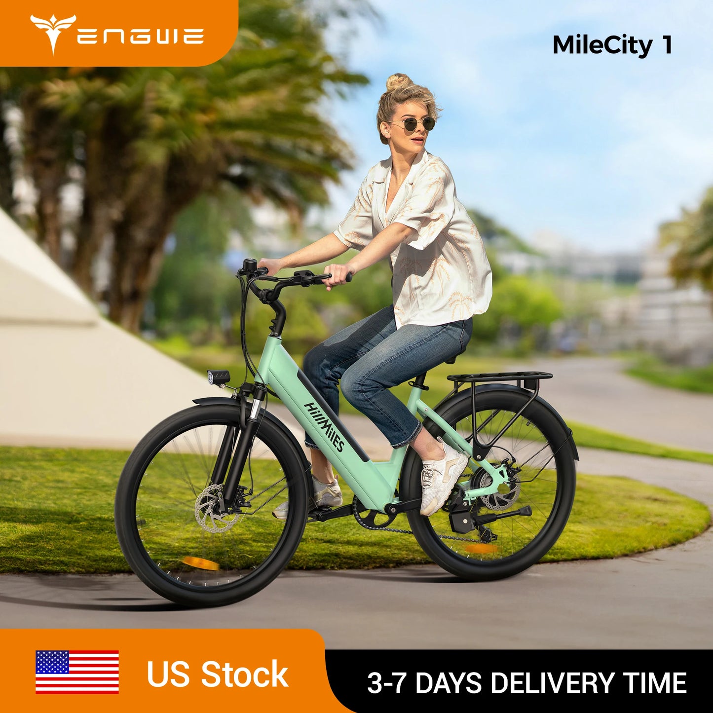 ENGWE Green Commuter E-Bike