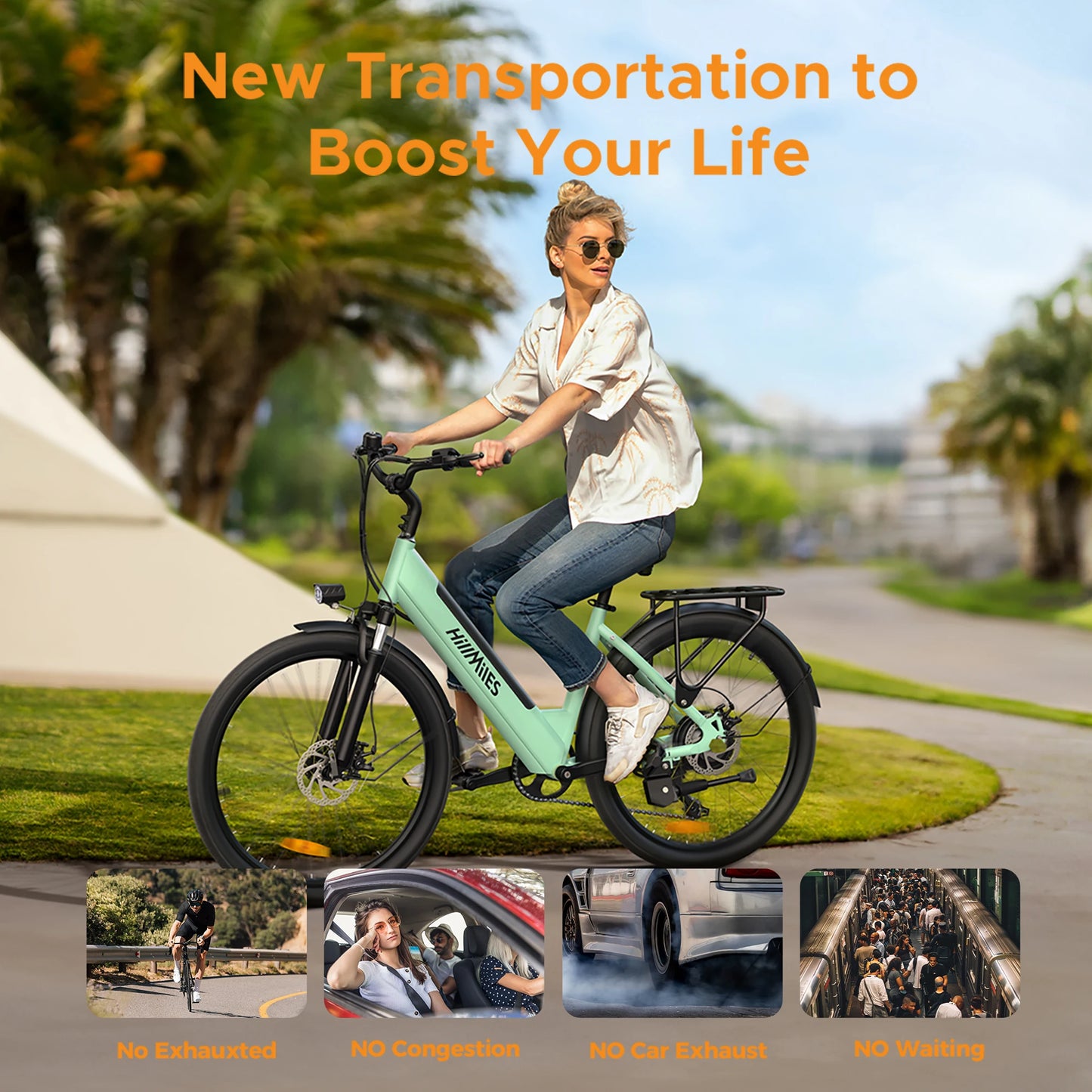 ENGWE Green Commuter E-Bike