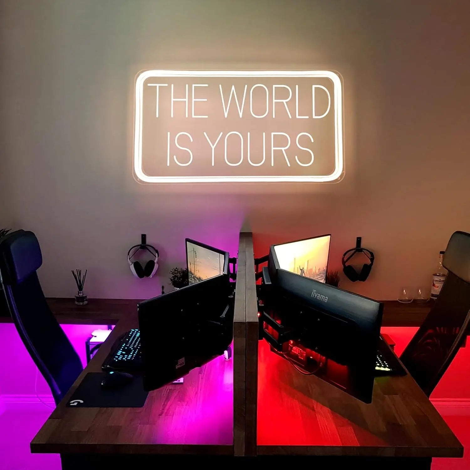 The World Is Yours Neon Sign