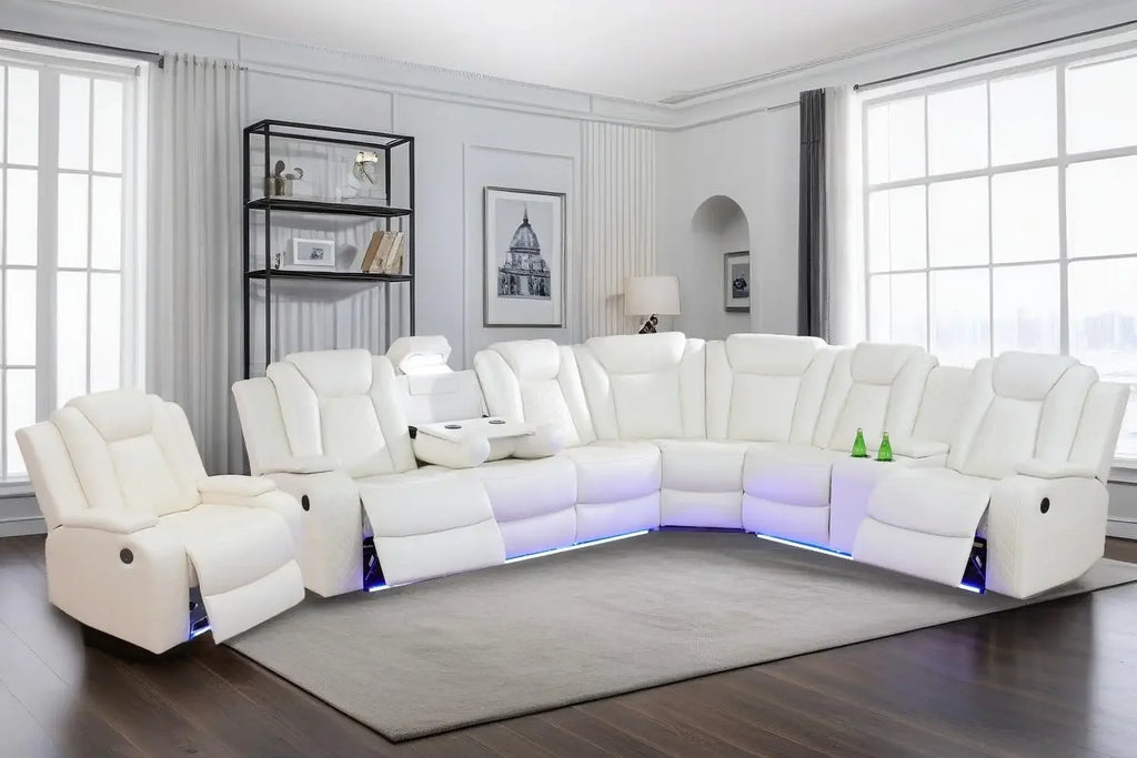 HavenFurn Sectional Sofa Set