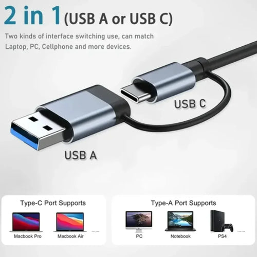 8 in 1 USB C Docking Station