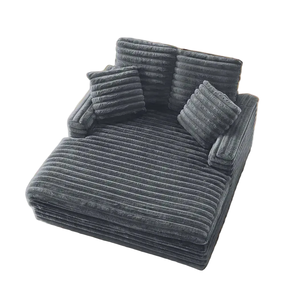 Chaise Lounge with 4 Pillows