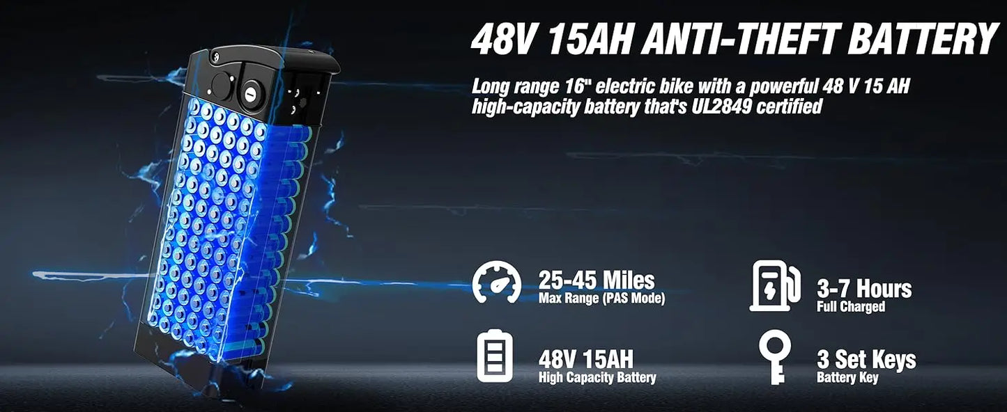 GUGOIS Foldable Electric Bike