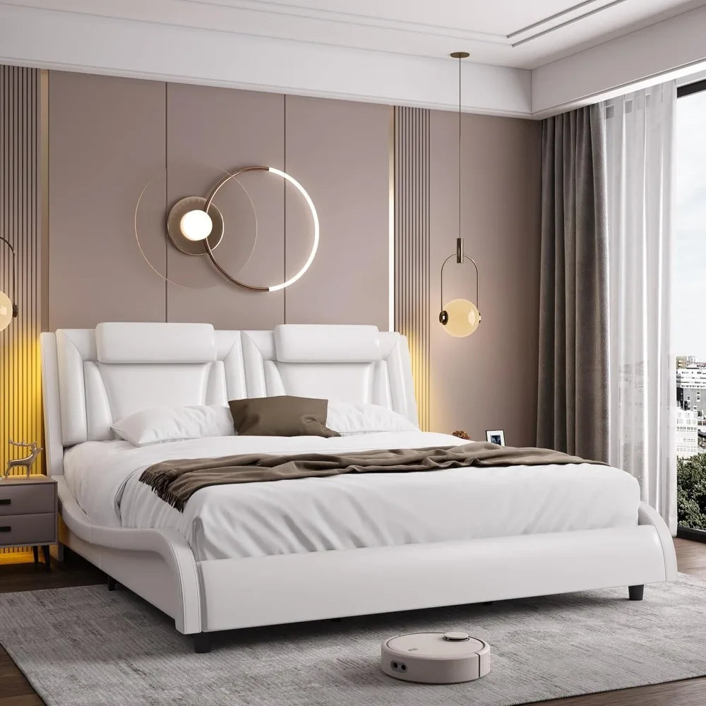 Keyluv Upholstered Platform Bed