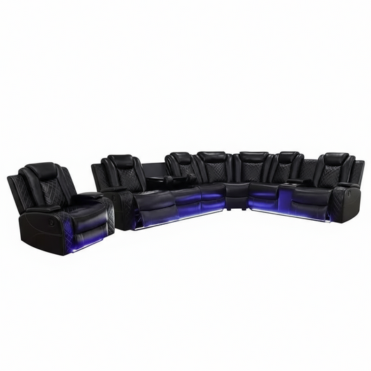 Power Recliner and Sectional Sofa Set