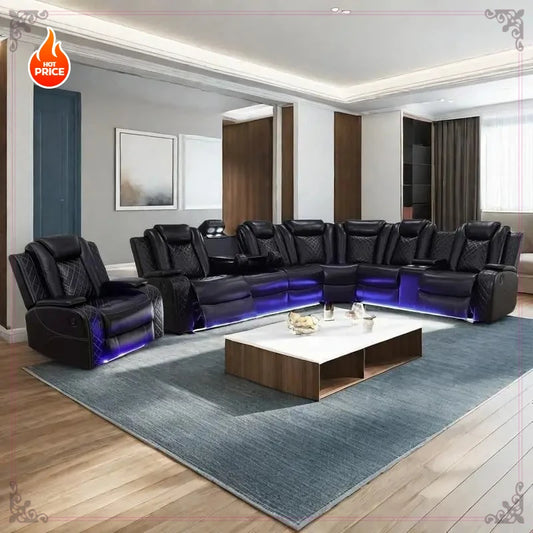 Power Recliner and Sectional Sofa Set