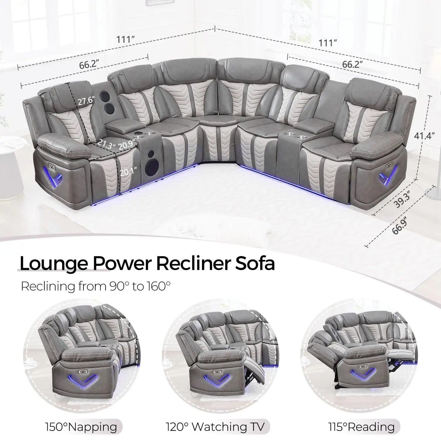 Todrani Power-Reclining Sectional