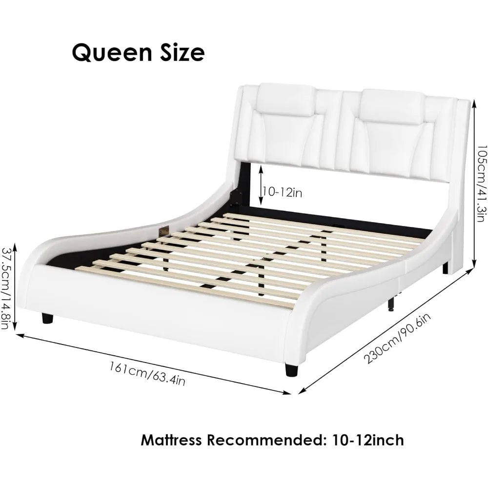 Keyluv Upholstered Platform Bed