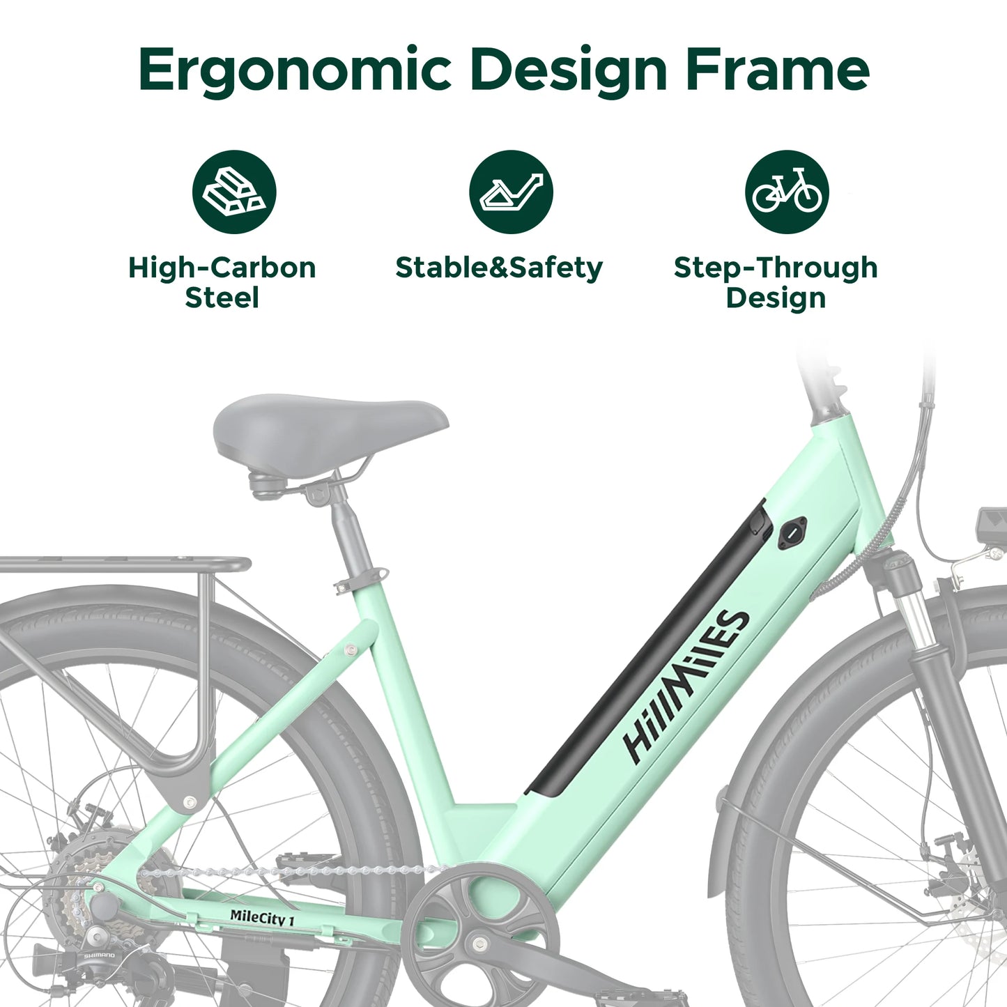 ENGWE Green Commuter E-Bike