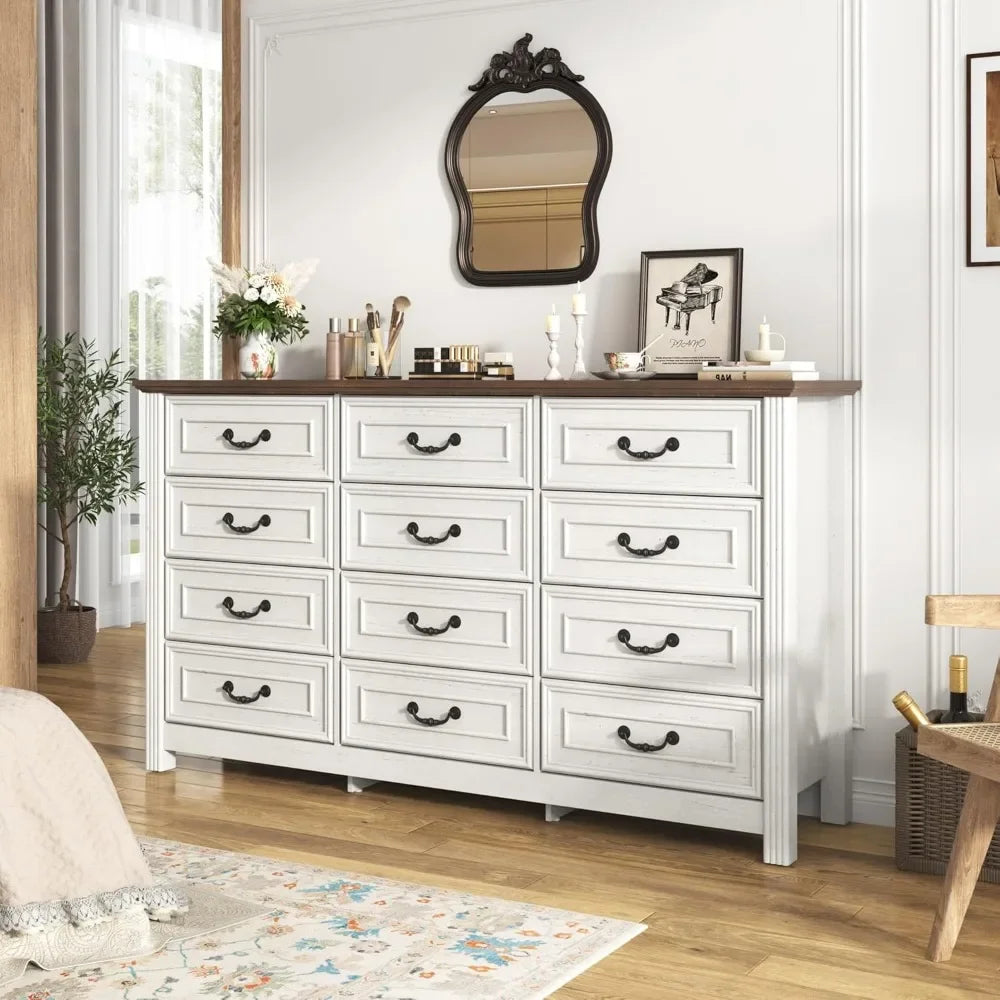 Farmhouse 12 Drawer Dresser
