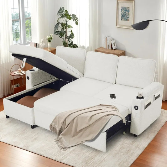 L-Shape Sofa Bed