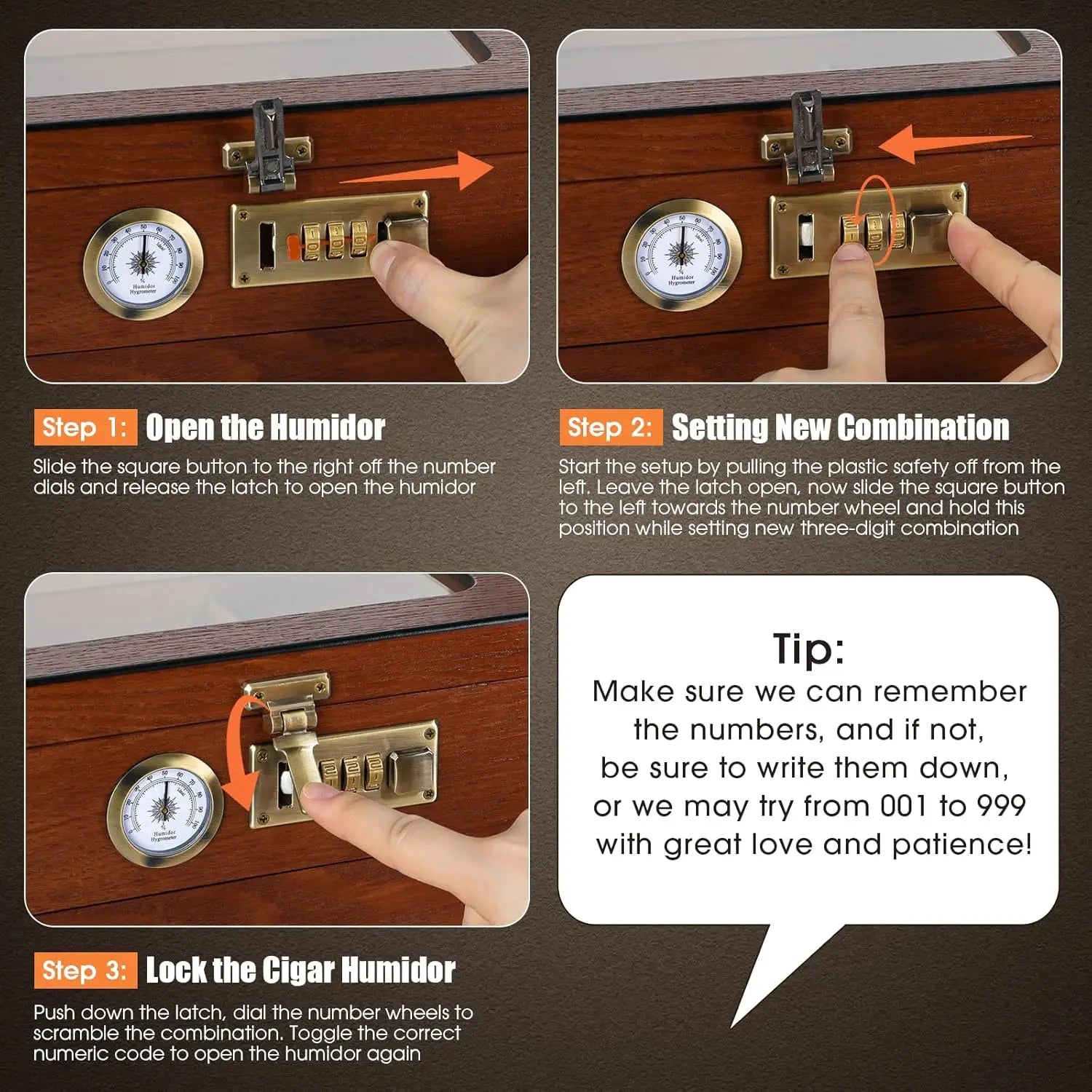 Tesonway Cigar Humidor